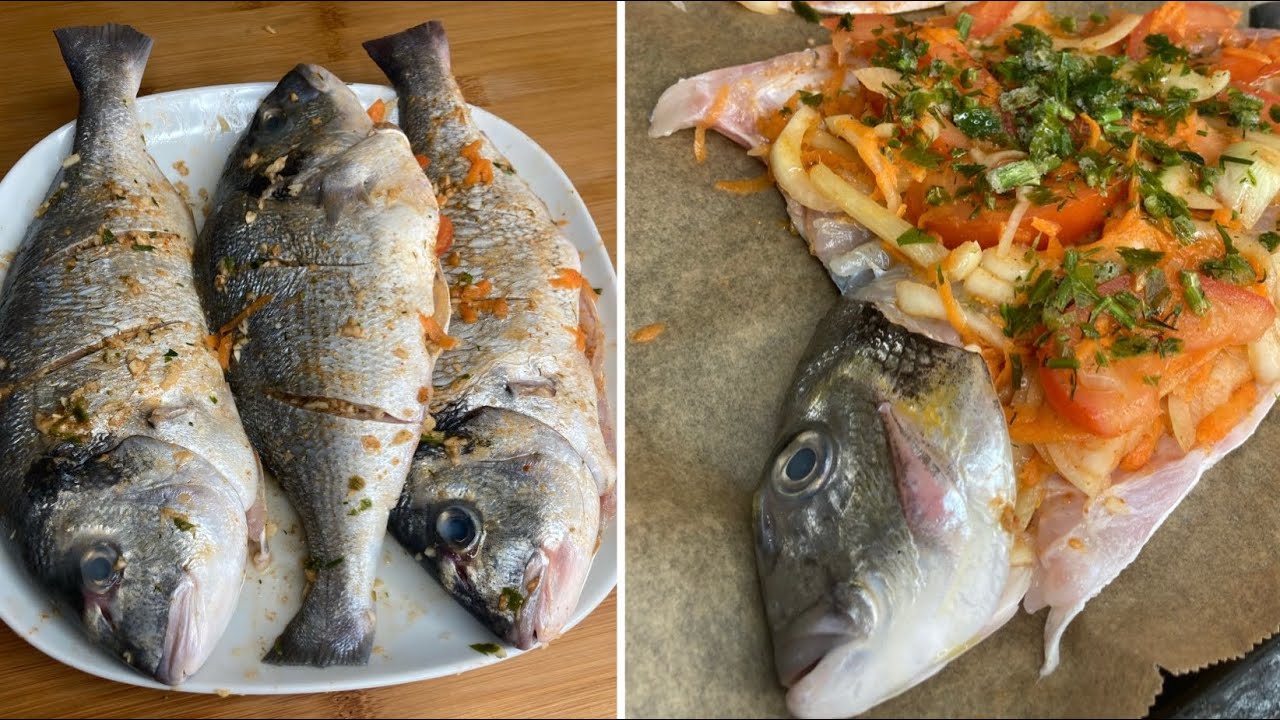 Die zwei megaa Fisch Rezepte werden dich umhauen 😋 Würzig, schnell und lecker. Dorade/Goldbrasse