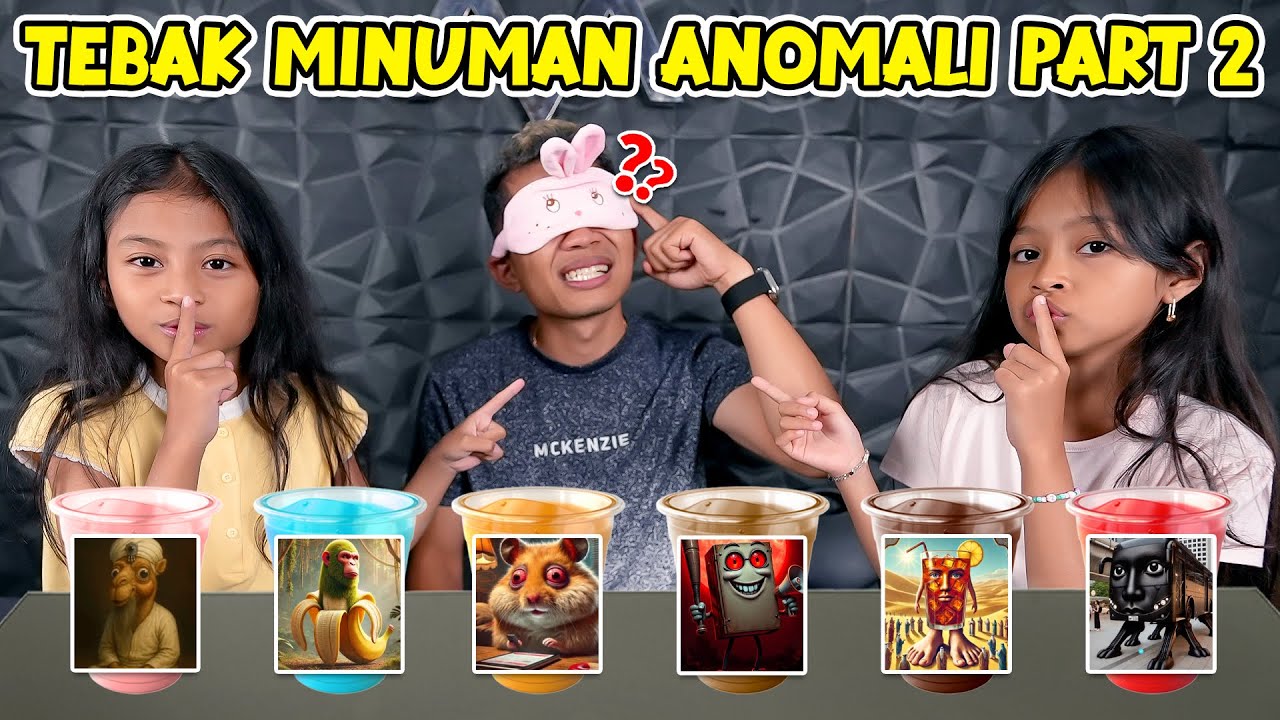 TEBAK-TEBAKAN RASA MINUMAN ANOMALI TERANEH!! SIAPA YANG BISA JAWAB DAPAT HADIAH!! PART 2