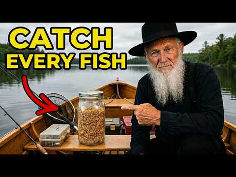 Catch EVERY Fish The AMISH Way - The Secret 1800s Bait Trick Used By Amish Fishermen