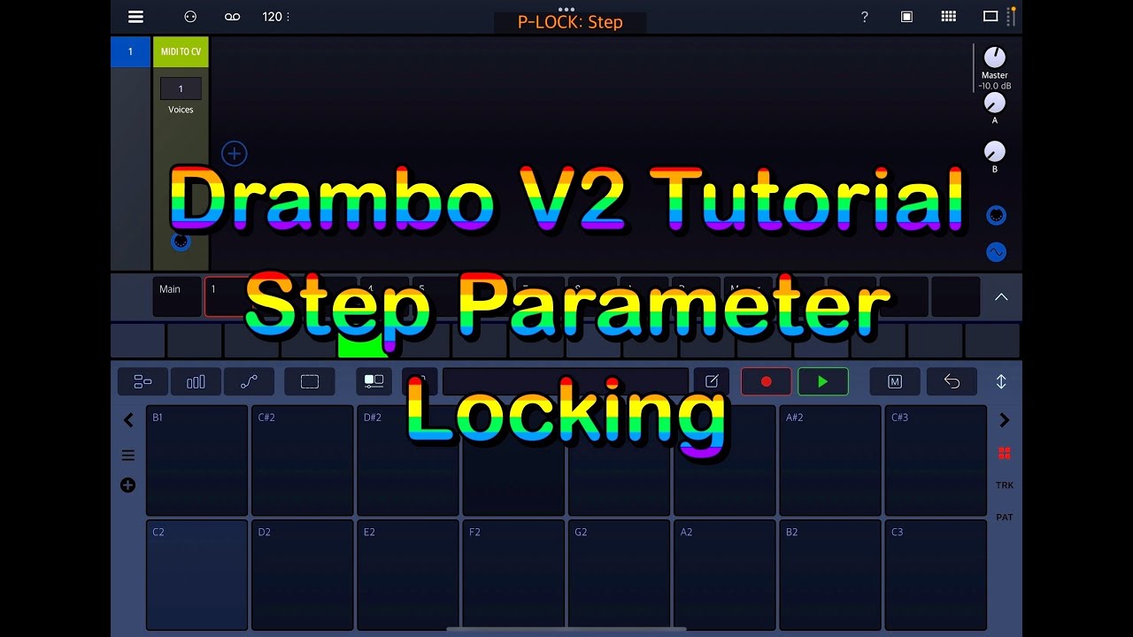 Drambo V2 Tutorial - Super Easy Guide To Parameter Locking Step Effects - For Beginners