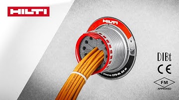 HOW TO Hilti Brandschutzhülse CFS-SL GA