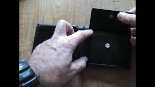 Billetera Para Caballeros Con Bloqueador, Tamaño Compacto, Gran Capacidad Interna, Sin Sitio Para Dn