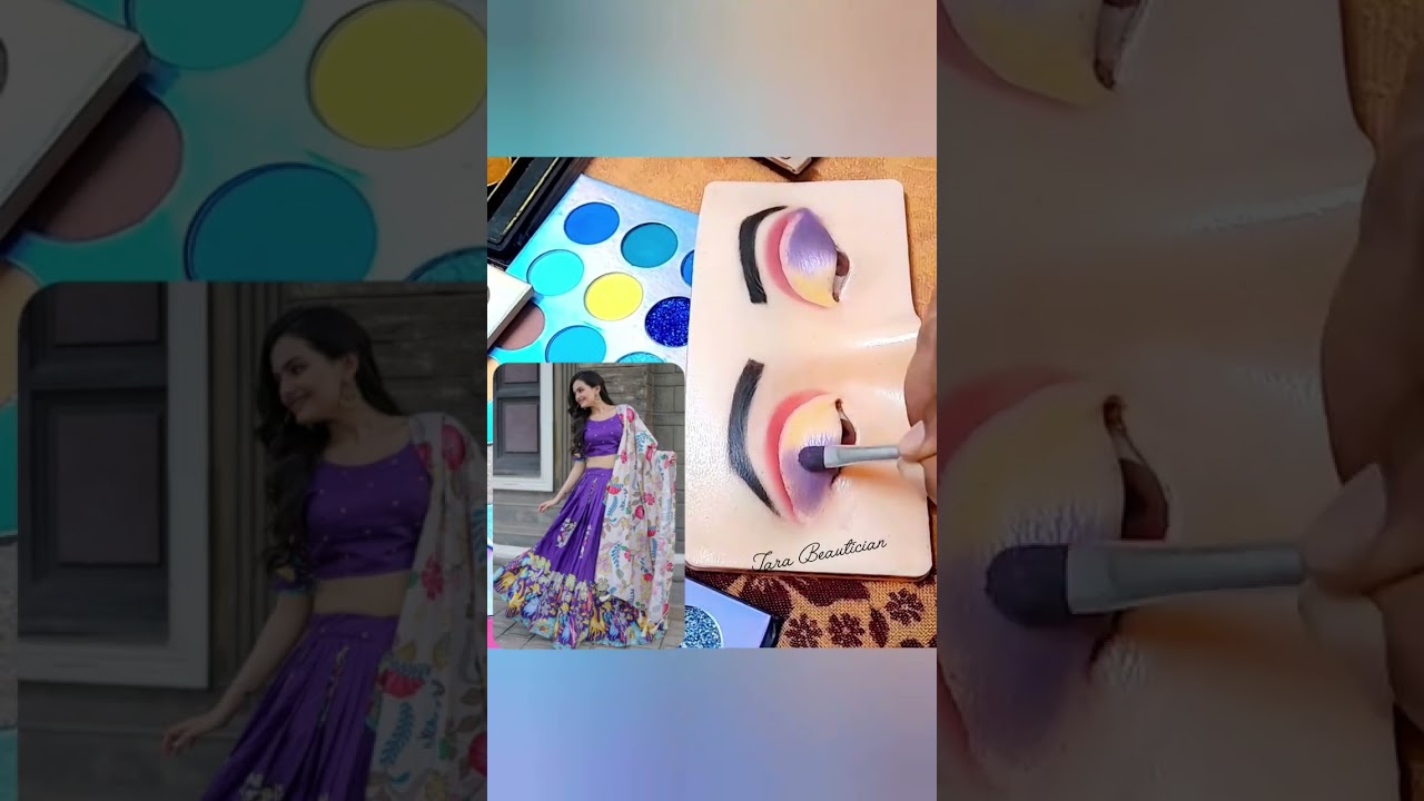 Eye makeup on dummy eye makeup dummy practice 