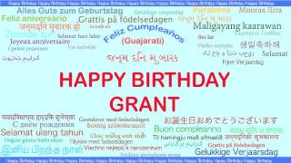 Grant   Languages Idiomas - Happy Birthday