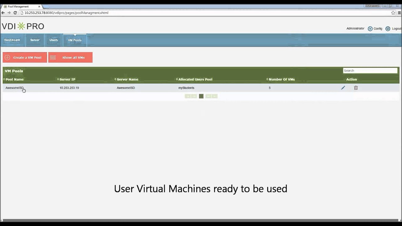 VDIworks VDIPro : Easy Provisioning of Virtual Desktops