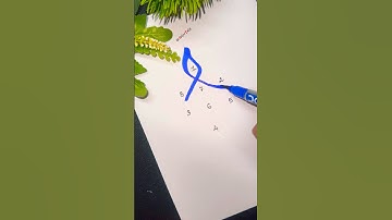 💙⚛️ Simple Number Fun #trending #numbers #art #shorts #youtubeshorts #123 #fun #funny