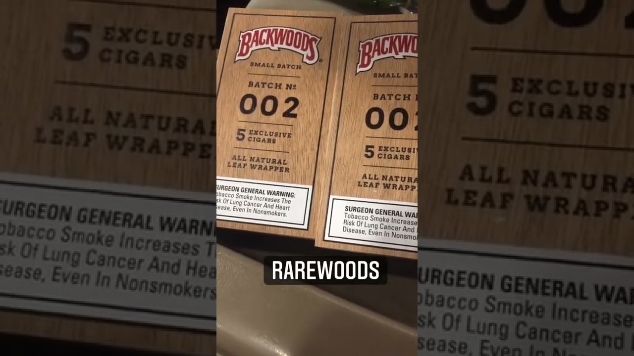 BACKWOODS Cigars Rare batch N°002 