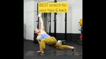 Best back & hip stretch: deep lunge with thoracic rotation #mobility #mobilitytraining #stretching