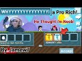 a Pro Rich Tried Scamming Me! 🤣 (WHYYYYYYYYYYYYYYYYYYYYYY!) OMG!! | Growtopia | Jamew7