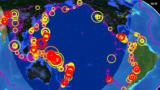 69 major earthquakes hit the Pacific's Ring of Fire in just 48 hours