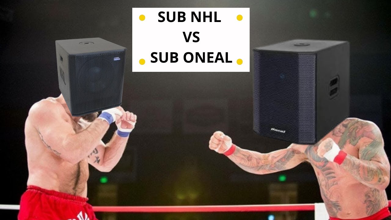 SUB NHL 15 POLEGADAS VS SUB ONEAL OPSB 2500 DE 15 POLEGADAS