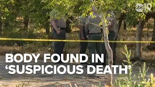 Woman's body found in 'suspicious death' along small Marysville road