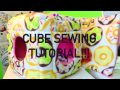 Foam Cube with Removable Pads Sewing Tutorial!