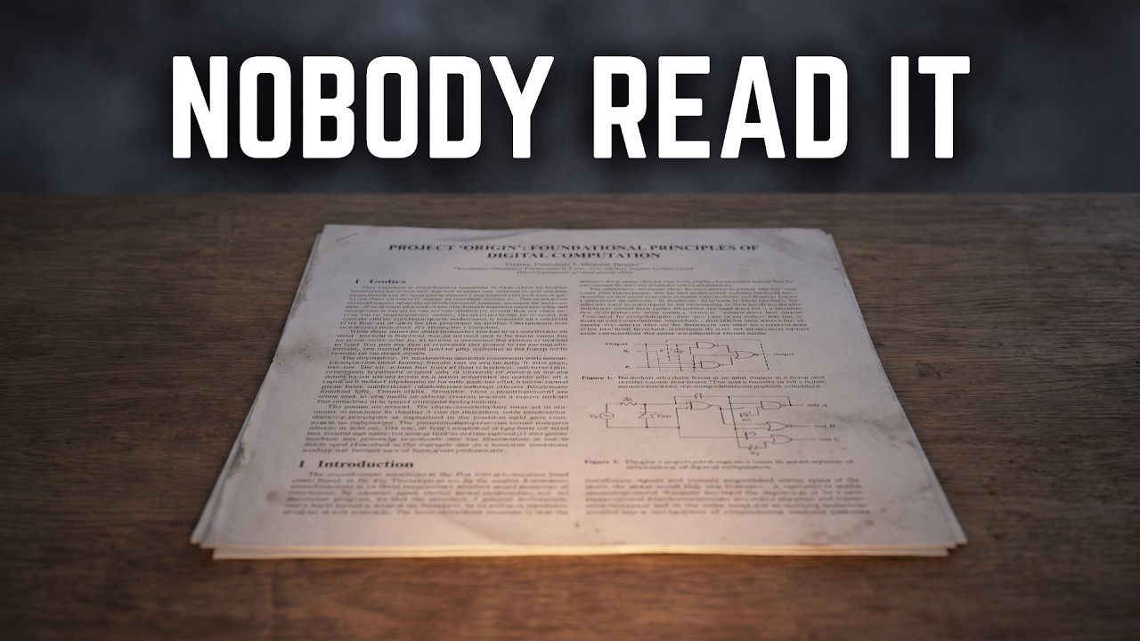 Shannon Invented Information Theory in 1948... It's the Most Important Paper Nobody Read