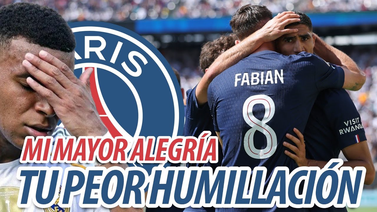 PSG vs Real Madrid (4-0) | Narrador argentino eufórico por el papelón del cuadro español | Reacción