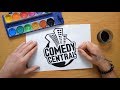 How to draw an old Comedy Central logo