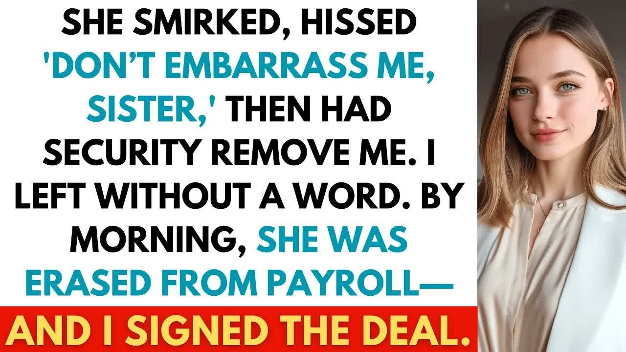 My Sister Had Me Thrown Out of Her Restaurant—She Didn’t Know I Was Buying It for $2 Million