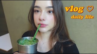 VLOG♡ a day in my life in Seoul / I got flowers from a fan! skincare clinic/ a present for my bestie