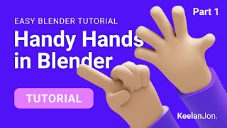 Easy Handy Hands - How to model hands in Blender - Blender Beginner Tutorial - Part 1 screenshot 5