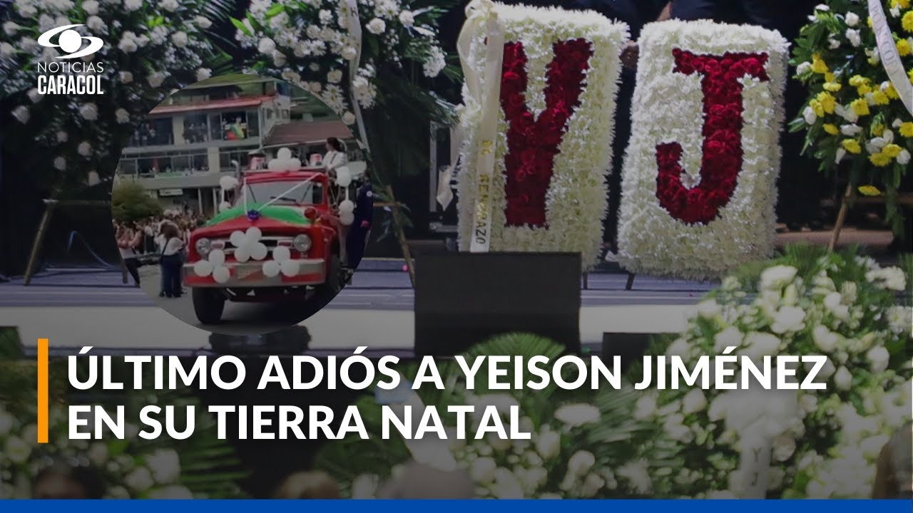 Manzanares despide a Yeison Jiménez con homenajes y caravana de seguidores