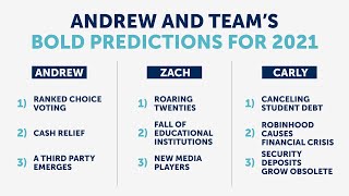 Bold predictions for 2021 | Andrew Yang | Yang Speaks