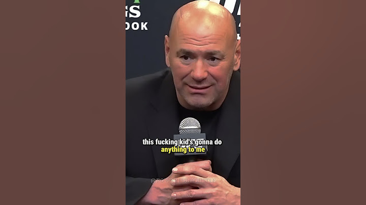 Dana White - I was WRONG about Mike Tyson
