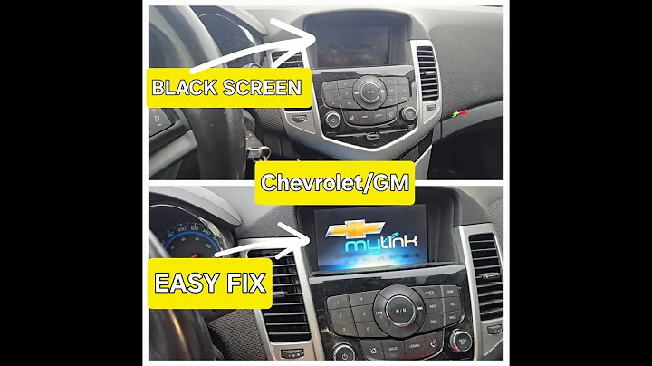 CHEVY/GM RADIO STOPPED WORKING/INFOTAINMENT BLACK AND NOT RESPONDING/EASY FIX-SOLVED!CHEVROLET CRUZE
