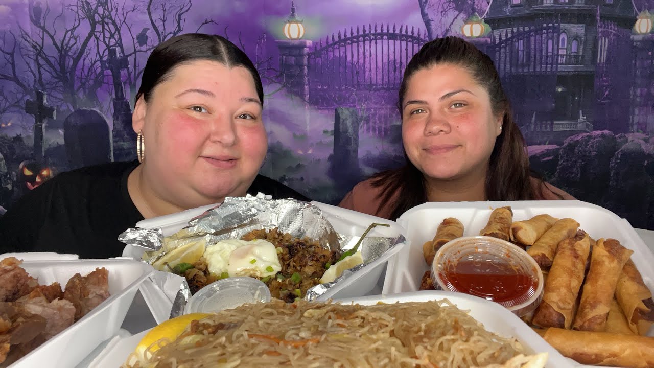 Filipino Food Mukbang W/ My Sister💖