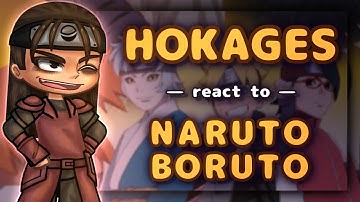 Hokages React To Naruto, Boruto, Himawari, Sarada // Gacha React