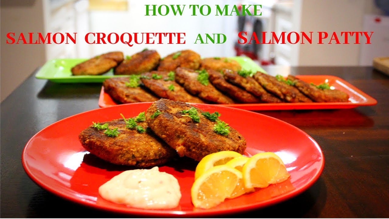 HOW TO MAKE SALMON CROQUETTE AND SALMON PATTY ON YOUTUBE IN 2019 YouTube