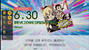 Gitadora BRE∀K DOWN! (GF&DM STYLE) (Break down) Extreme drum