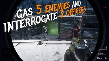 Sniper Ghost Warrior Contracts - gas 5 enemies - interrogate 3 officers challenge 1 and 2