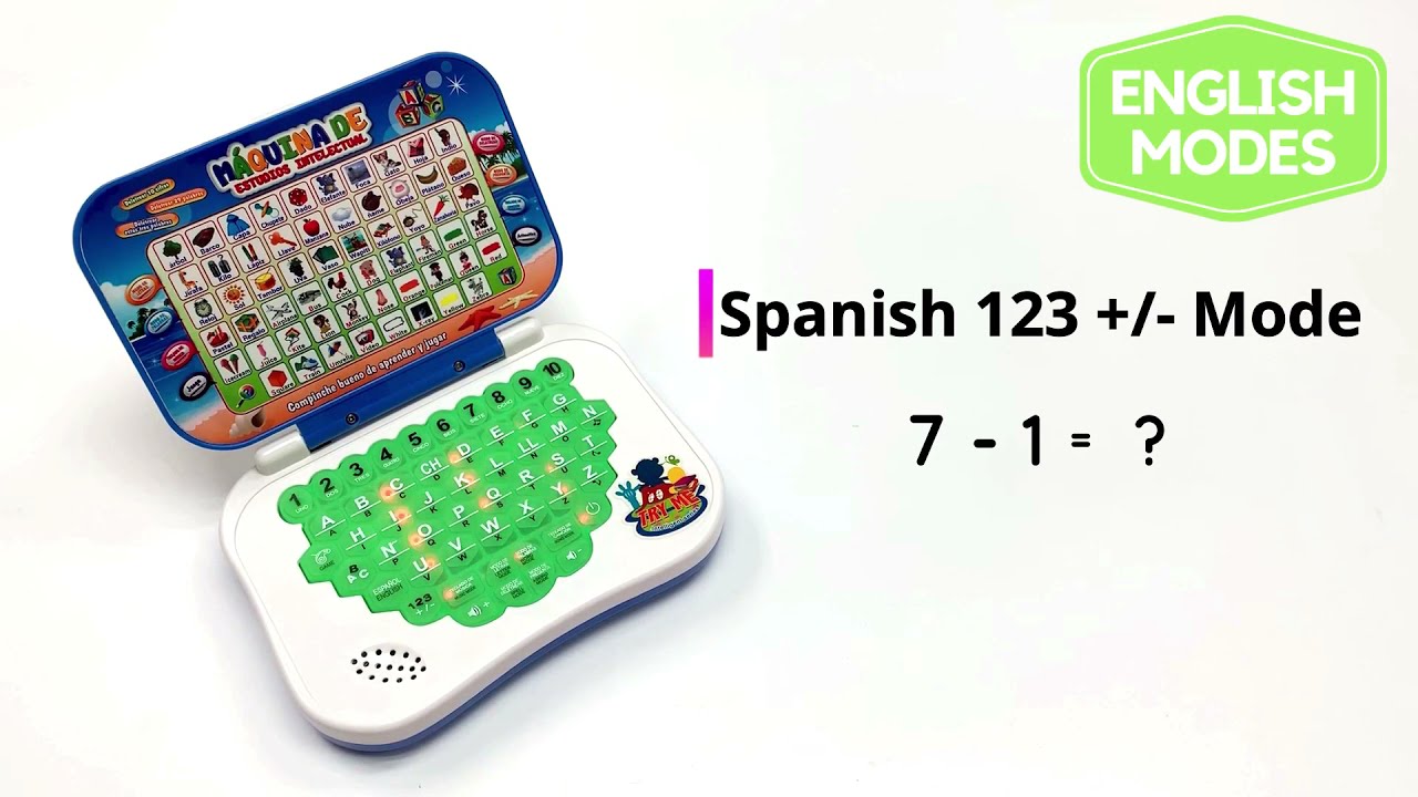 Source Educational Spanish toy plastic english intelligent learning machine  on m.