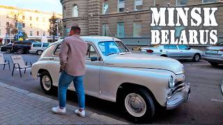 картинка: Минск 4K | Прогулка по улице Карла Маркса. Дом с пушкой. Кошкин дом. Первая авария в Минске.