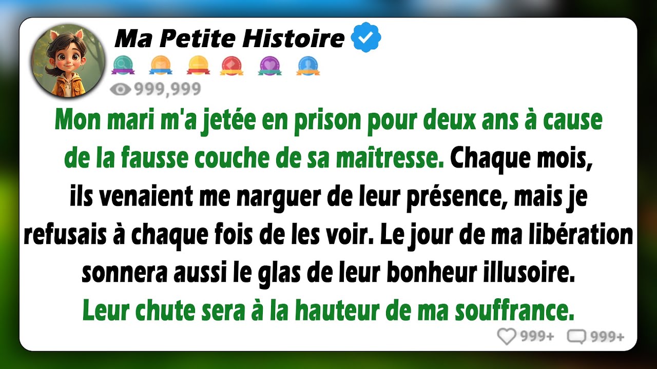 Il m'a emprisonné pendant deux ans à cause de sa maîtresse. Le jour où je serai libéré sera sa ruine