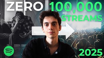 How to get your first 100,000 streams on Spotify in 2025 (EASY MODE)