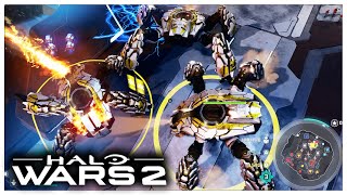 I built THREE SCARABS and made a man CRY in Halo Wars 2