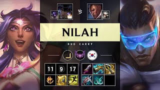 Nilah ADC vs Lucian - KR Master Patch 25.21