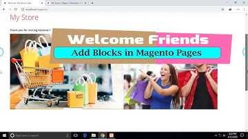 I B KUMAR | How to add blocks in magento pages 🔥🔥 | Magento Video Tutorials