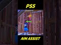 THIS IS PS5 AIM ASSIST...🎮#fortnite #shorts