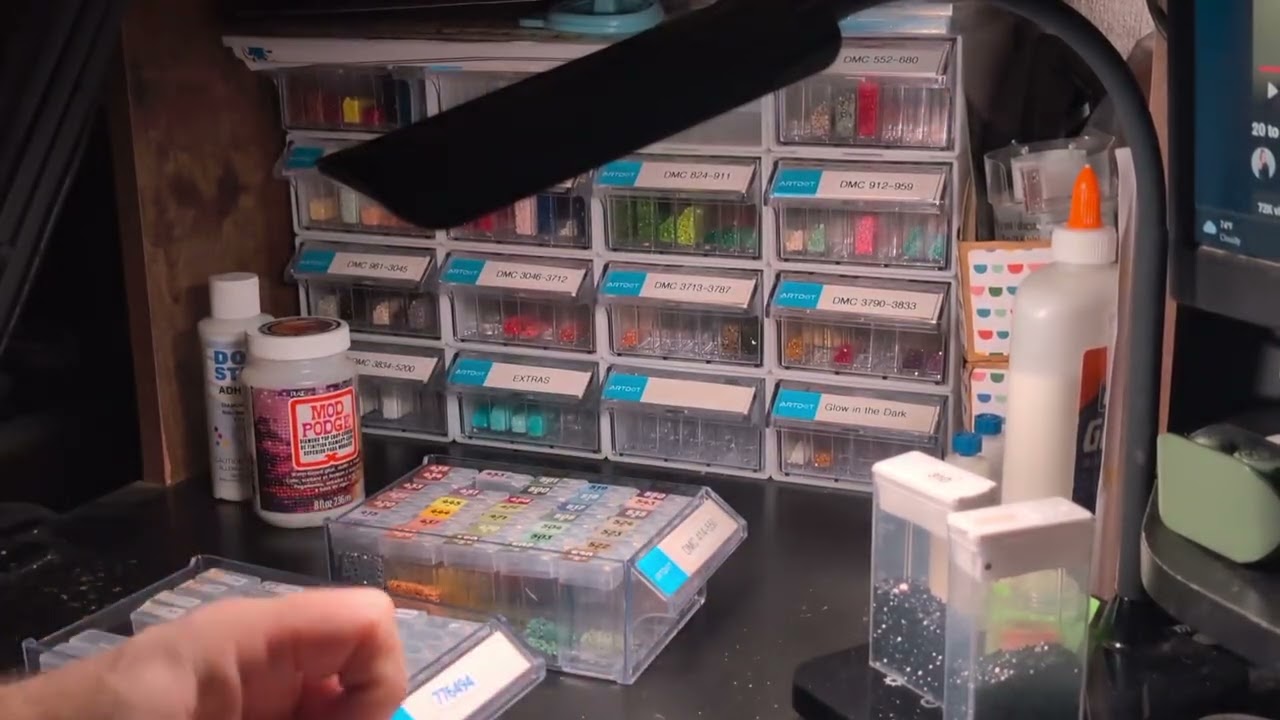 Kitting Down My Make Market Castle and Owl Diamond Painting