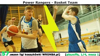 [koszykówka WRONBA, 57.sezon] 27.04.2024: Power Rangers - Basket Team