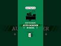 How to Create Auto Border in Excel | excel मे auto border कैसे लगाएं | #excel #microsoft #tutorial .
