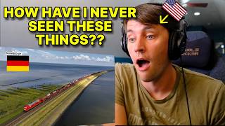 American reacts to 30 Insane Facts About Germany's Geography That Will Shock Foreigners