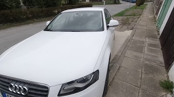 Audi A4 B8 8K Dynamic sweeping LED turn signal retrofit / Audi A4 B8 8K LED dynamické blinkry