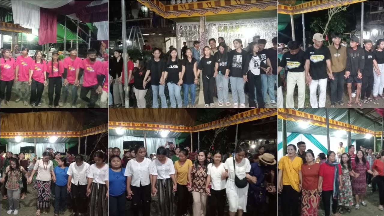 Dero malam pertama di desa Baras 3 kabupaten Mamuju Utara Sulawesi Barat bersama Yollanda Padati