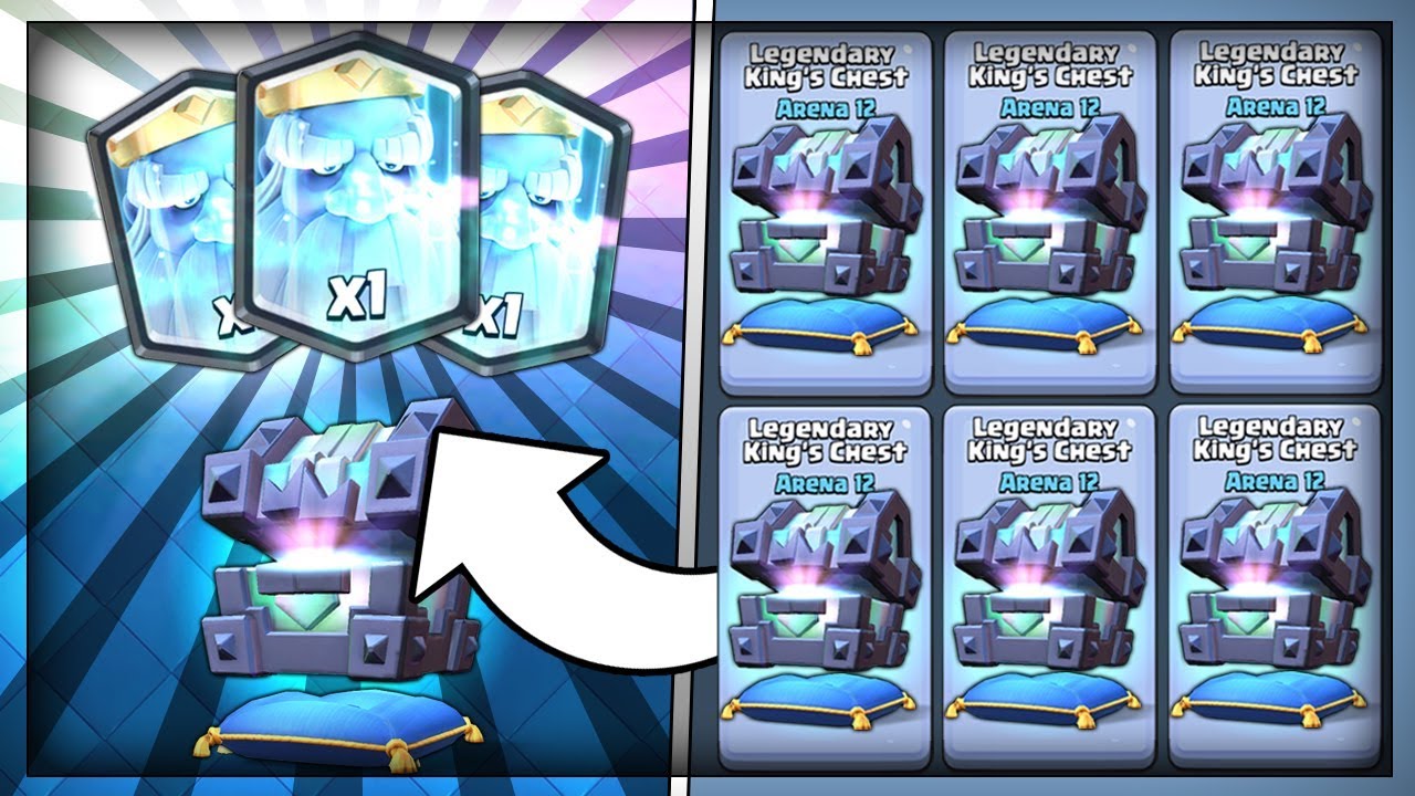 MASSIVE 'ROYAL GHOST' GEMMING!! 20 x Legendary King's Chest!! Clash