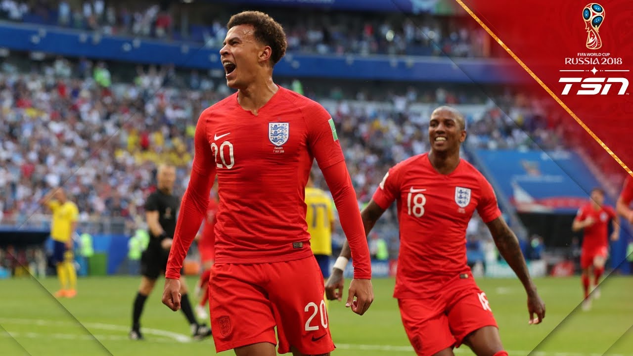 DELE ALLI DELIVERS! England takes a 20 lead over Sweden! YouTube