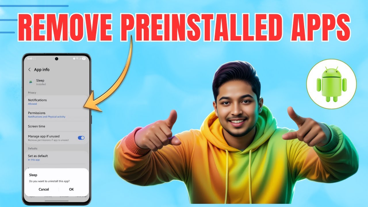 Как удалить приложения, которые шли в комплекте с телефоном Android | Удаление ненужных приложени...