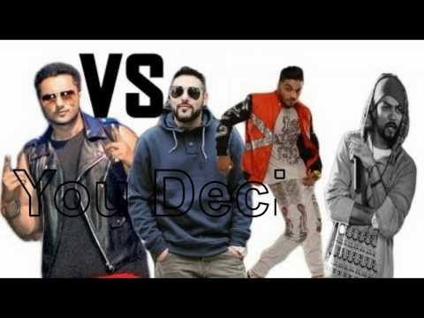 rap-battle-honey-singh-vs-raftaar-vs-badshah-vs-bohemia-youtube